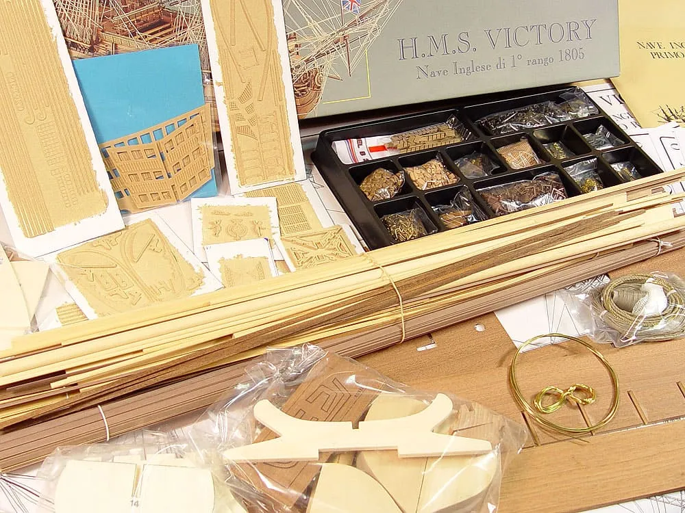 деревянная модель корабля HMS Victory (Виктори)