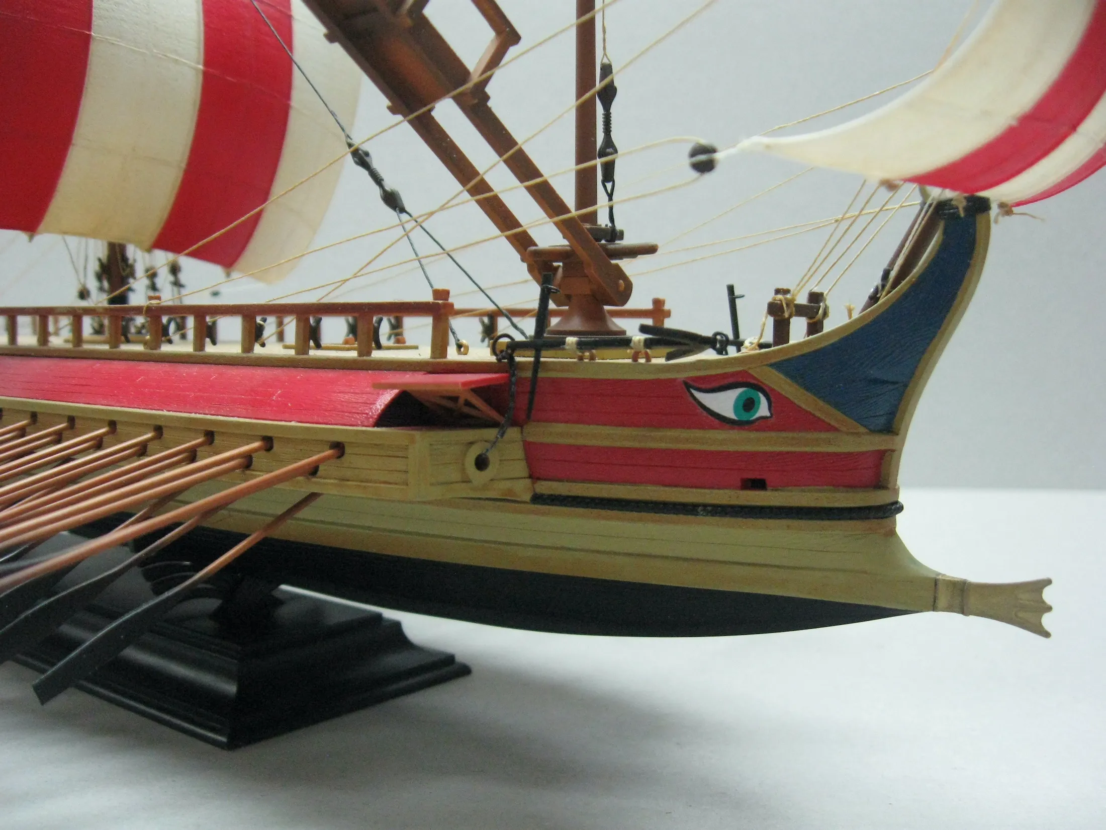 Модель корабля Римская трирема - Верфь на Столе