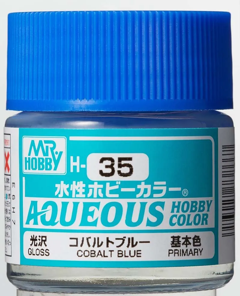 Краска Mr Hobby, акриловая, синий кобальт глянцевая, H 35, 10 мл
