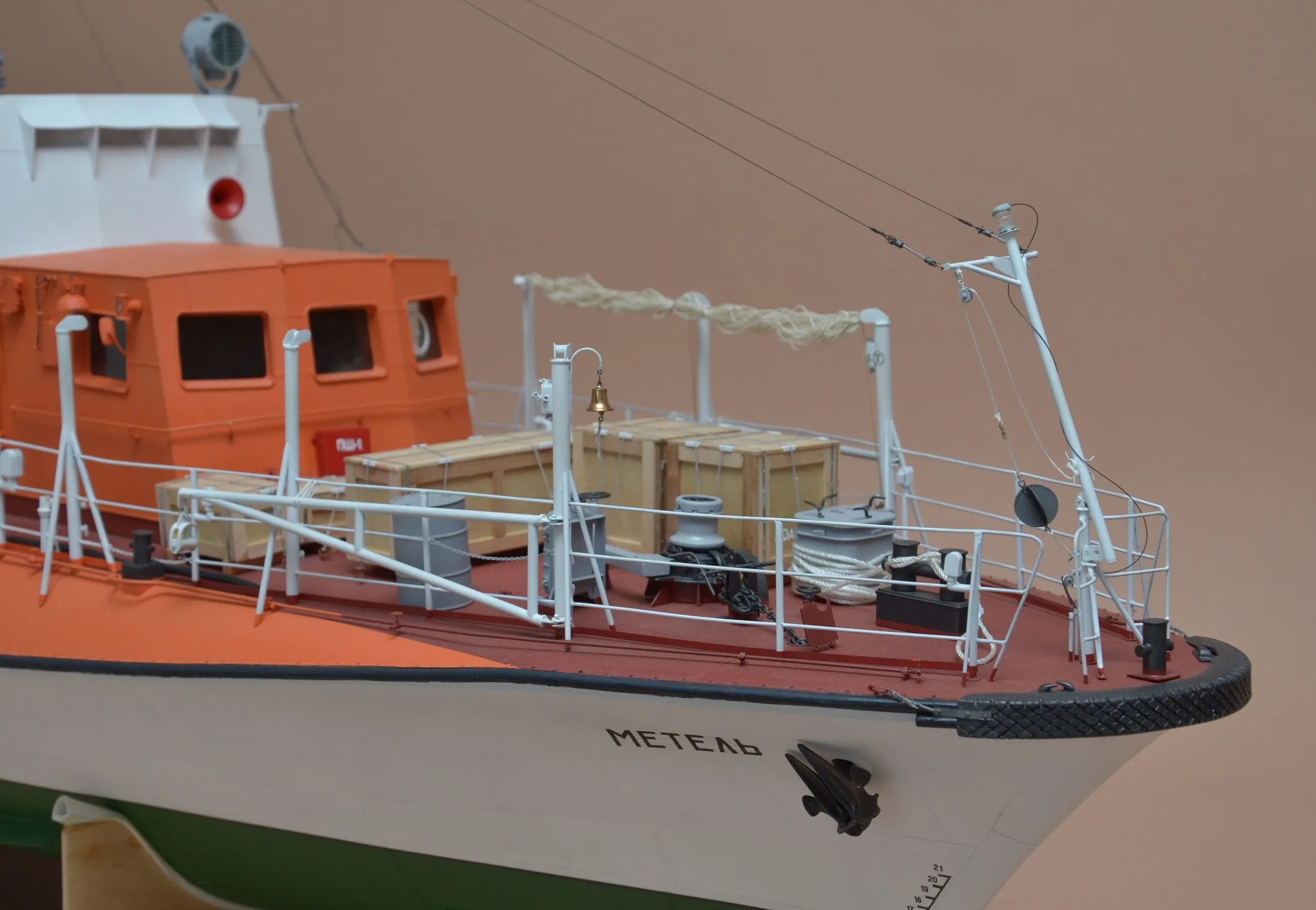 Модель корабля «Метель», проект 1458 - Верфь на Столе