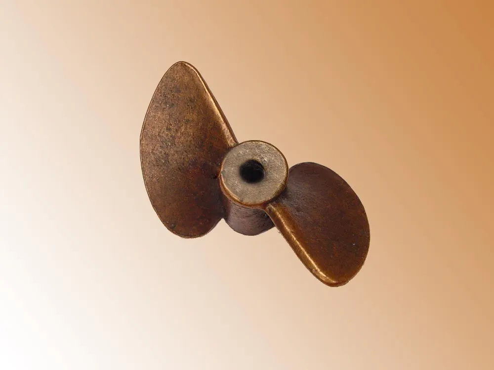 Винт двухлопастной, металл, 40мм