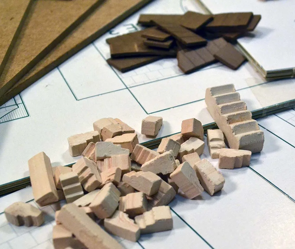 Керамический конструктор Сельский дом с аркой купить