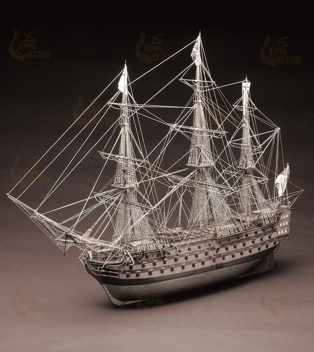 Чертеж корабля HMS Victory (1:78)