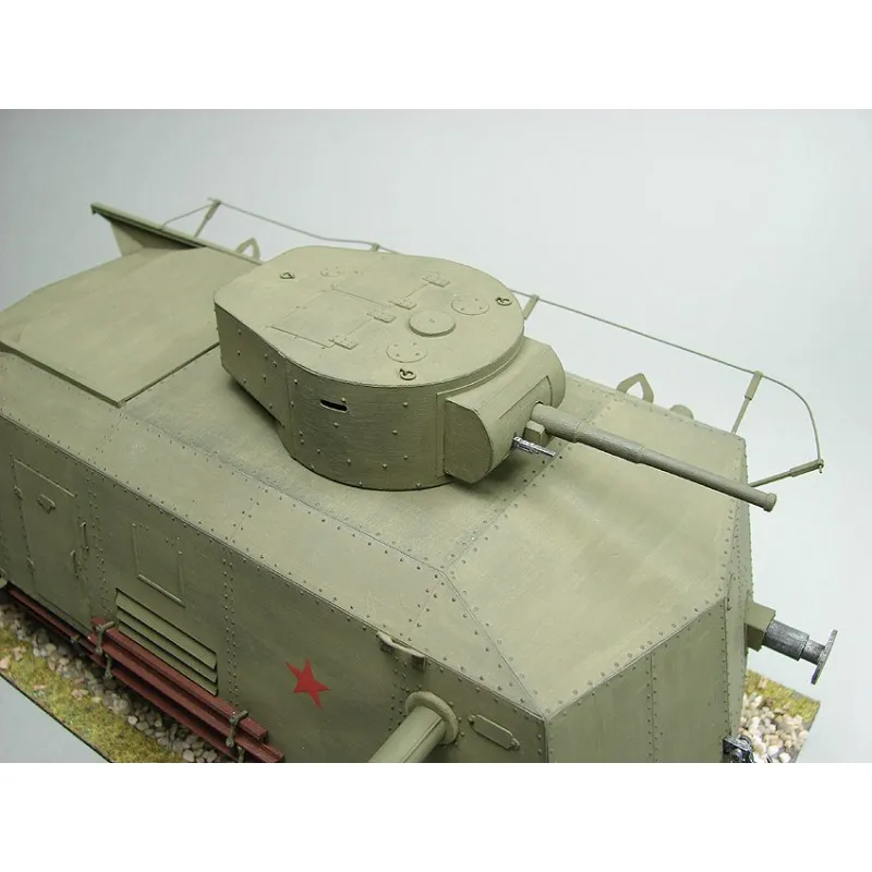 BDT, Shipyard, бумажная модель бронедрезины