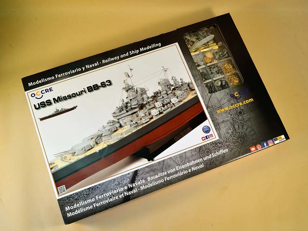 USS Missouri BB-63 + (Полный набор инструментов, клея и краски)
