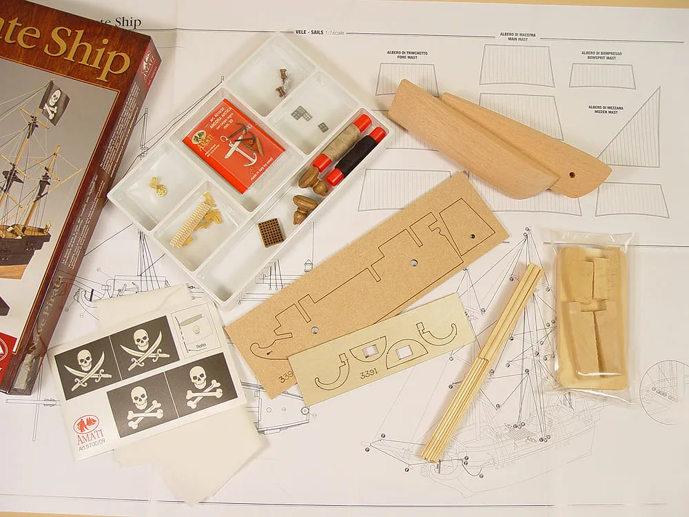 модель корабля Pirate ship (Пиратский корабль)