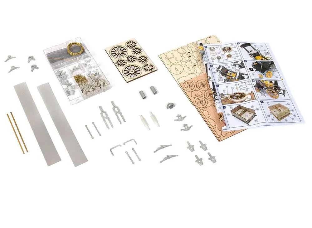 Модель паровоза Ракета (ROCKET) + (Стартовый набор инструментов)