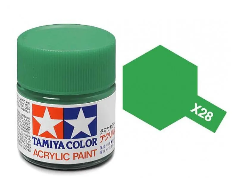 Краска Tamiya зеленая трава, X28 Park Green, 10 мл