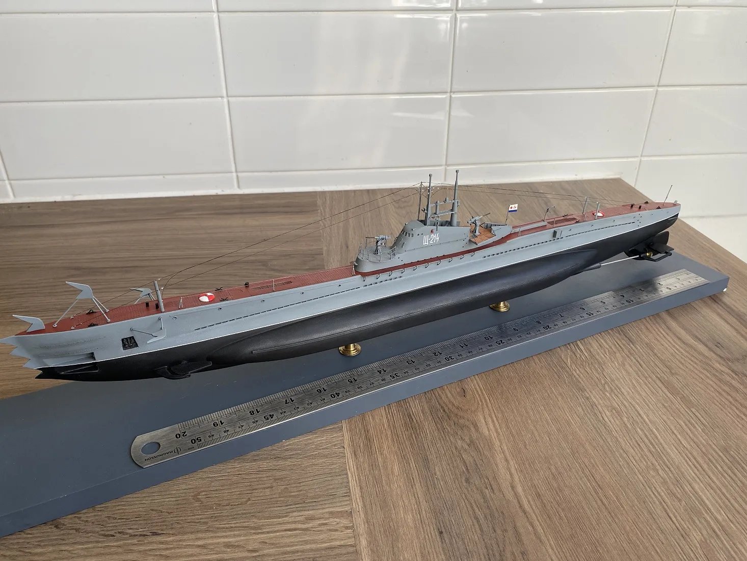 Модель корабля Подводная лодка Щ-214 - Верфь на Столе