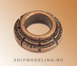 Брюканец с орнаментом, под бронзу, 6 мм