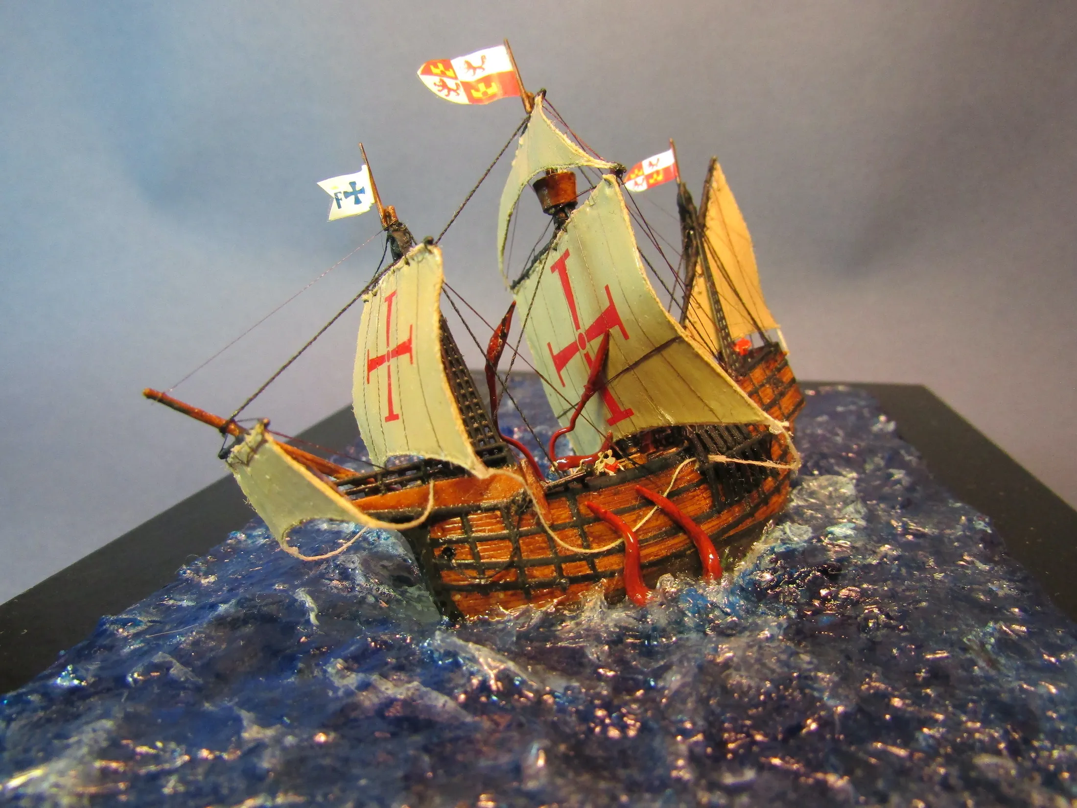 Модель корабля Каравелла “Santa Maria” 1492 г. - Верфь на Столе