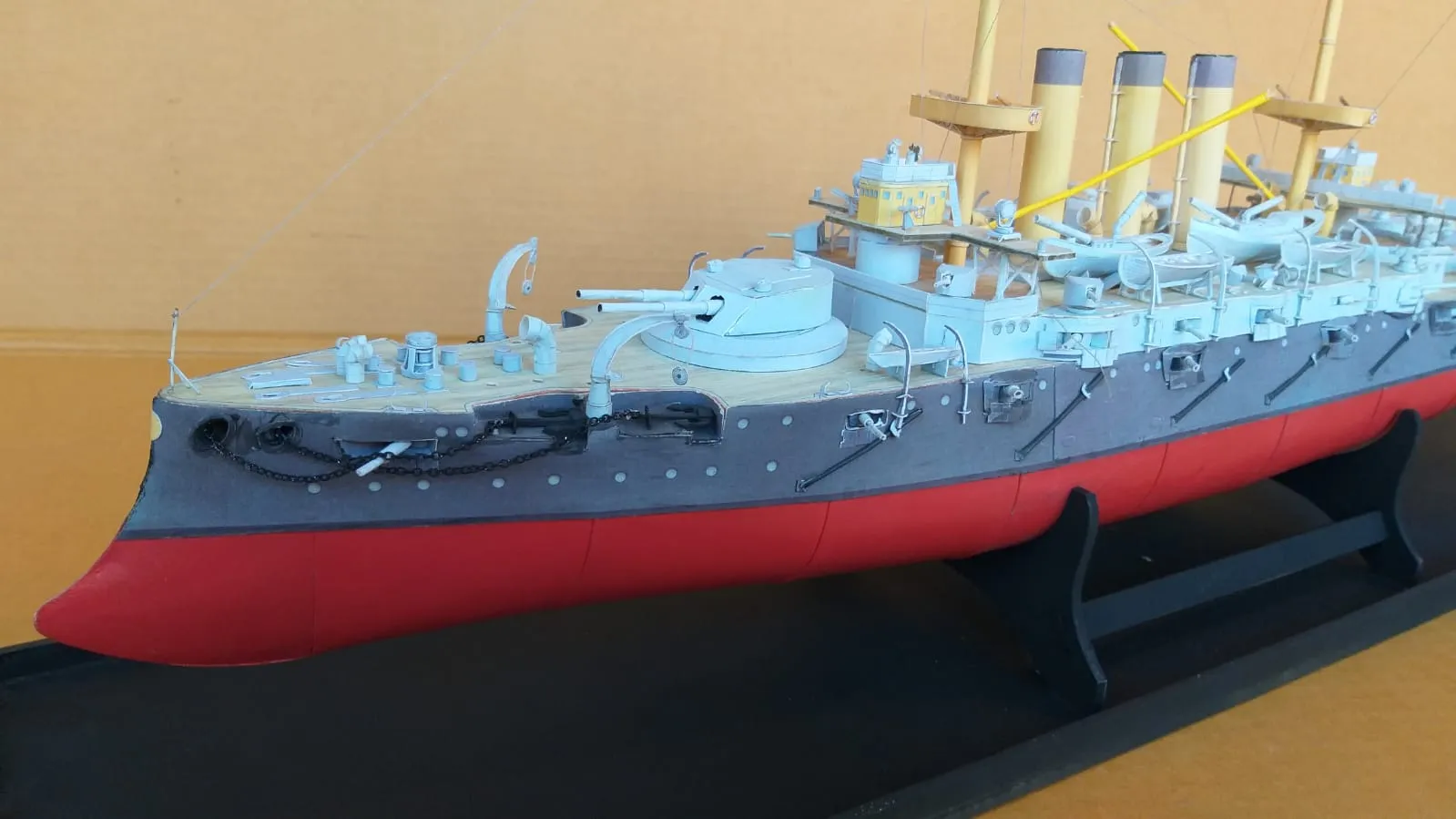 Модель корабля Броненосец “Shikishima” - Верфь на Столе