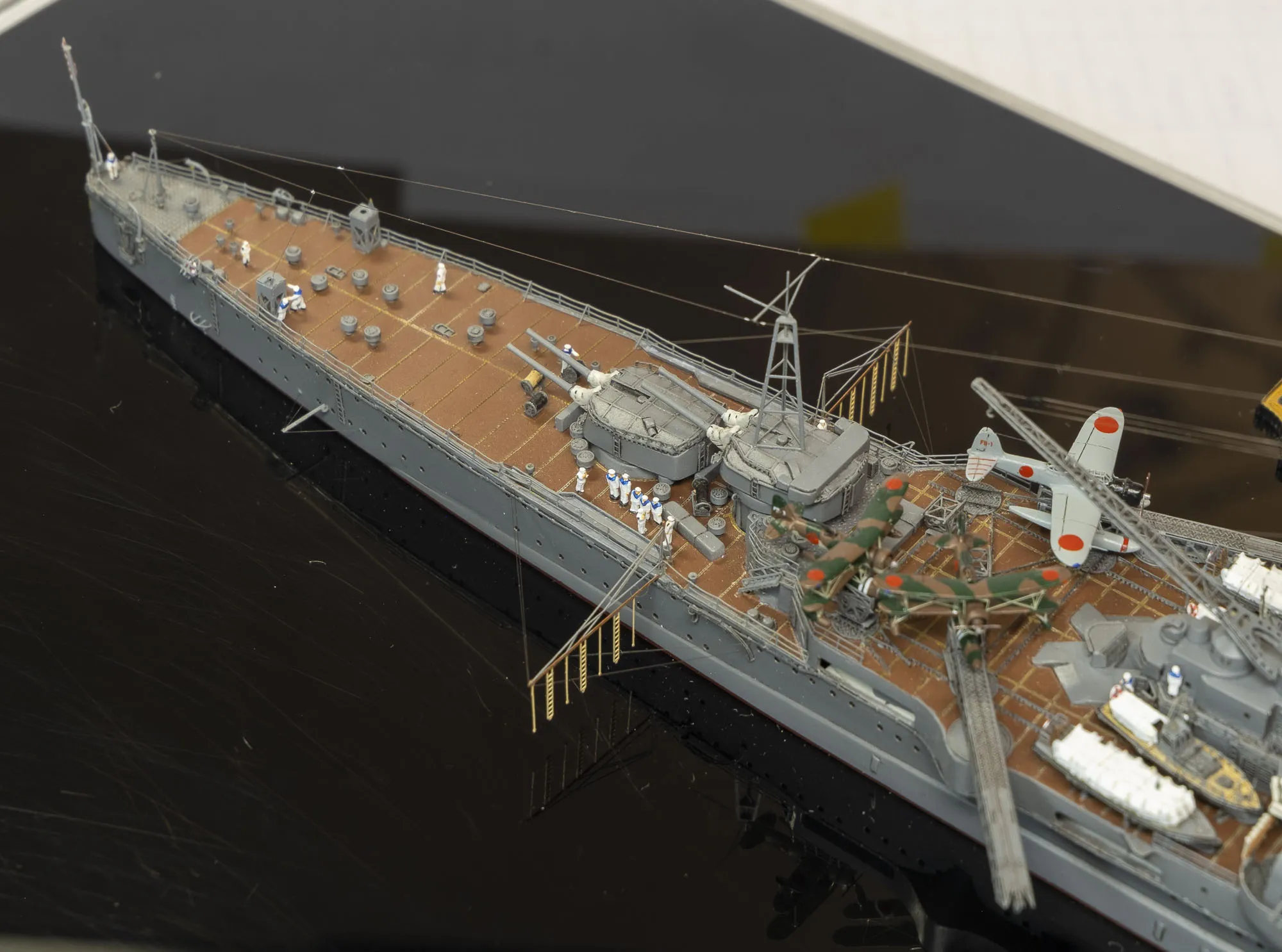 Модель корабля Тяжелый крейсер Haguro 1942 - Верфь на Столе