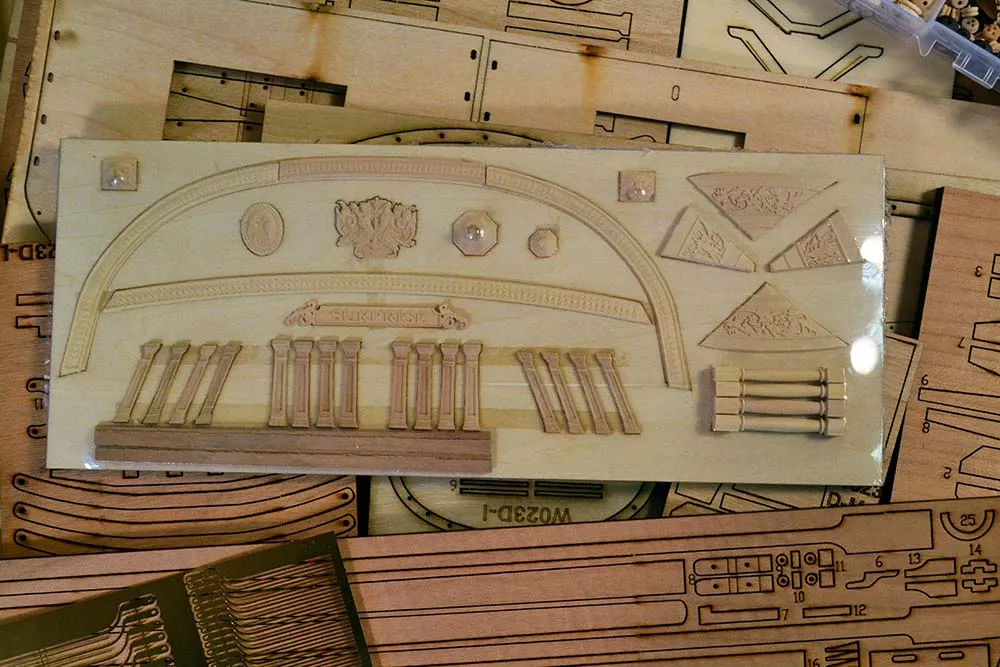 модель корабля для сборки HMS Surprise (полная версия)