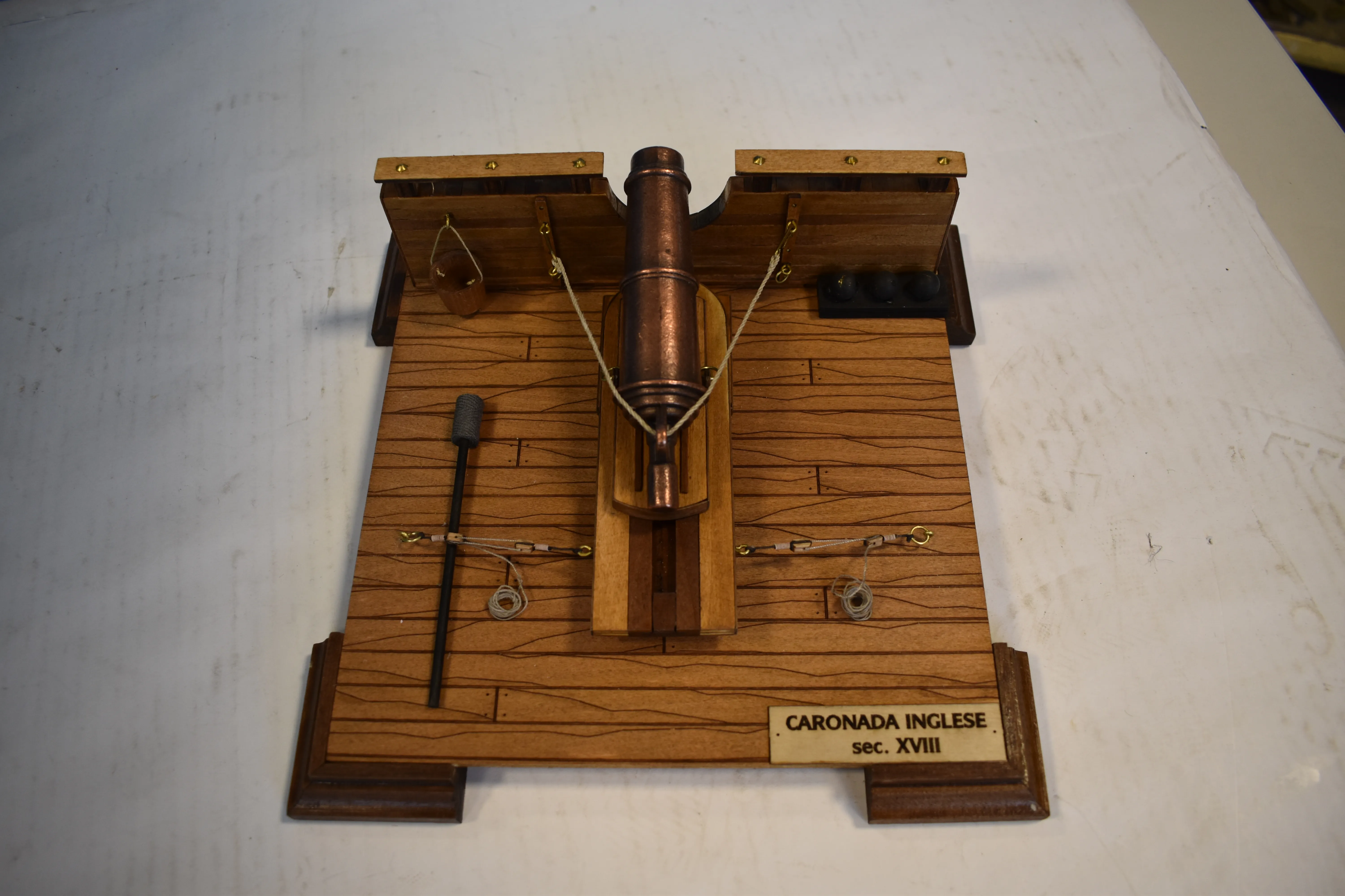 Модель корабля Корабельная пушка "Coronada Ingles sec. XVIII" - Верфь на Столе