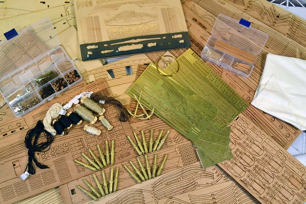 модель корабля для сборки Le Requin 1750 (адмиралтейская версия)