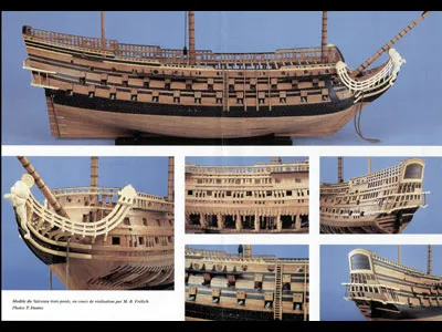 De L'Ambitieux (le trois-ponts de Tourville), 1680 + чертежи