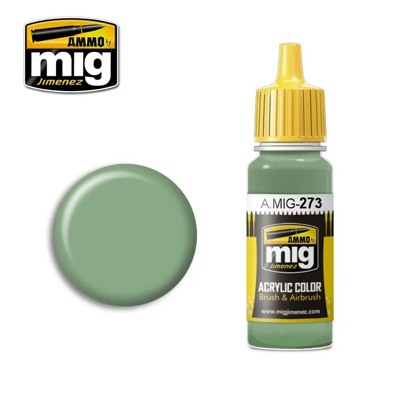 Краска акриловая Зелёный антикоррозийный / Verde Anticorrosione, Ammo Mig, 17 мл