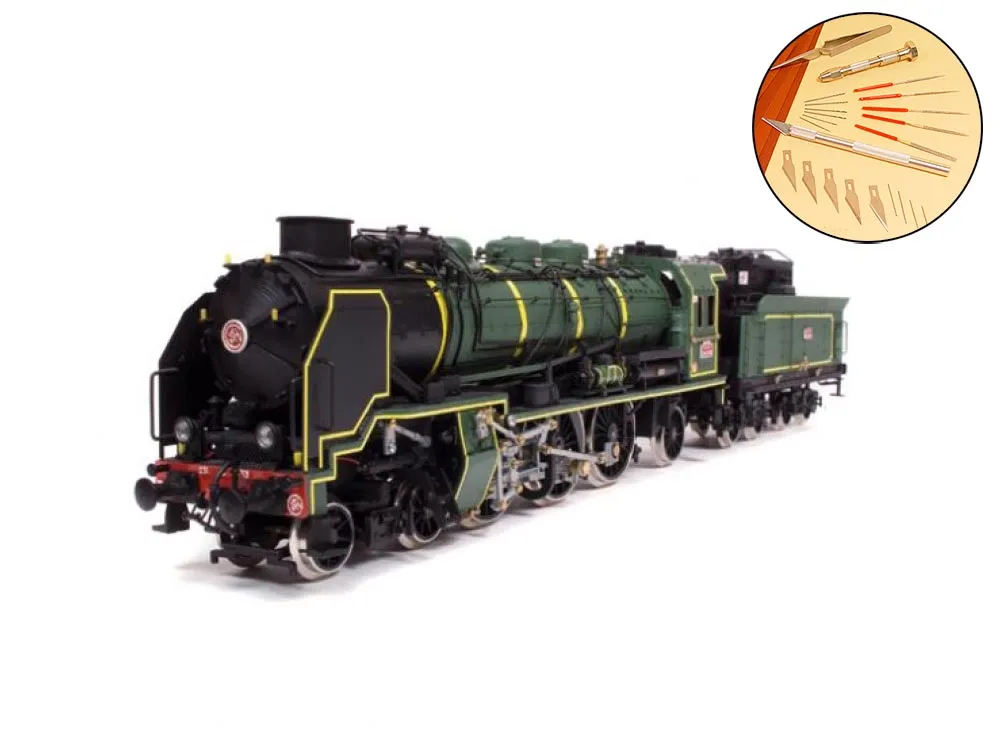 Модель паровоза PACIFIC 231 + (Стартовый набор инструментов)