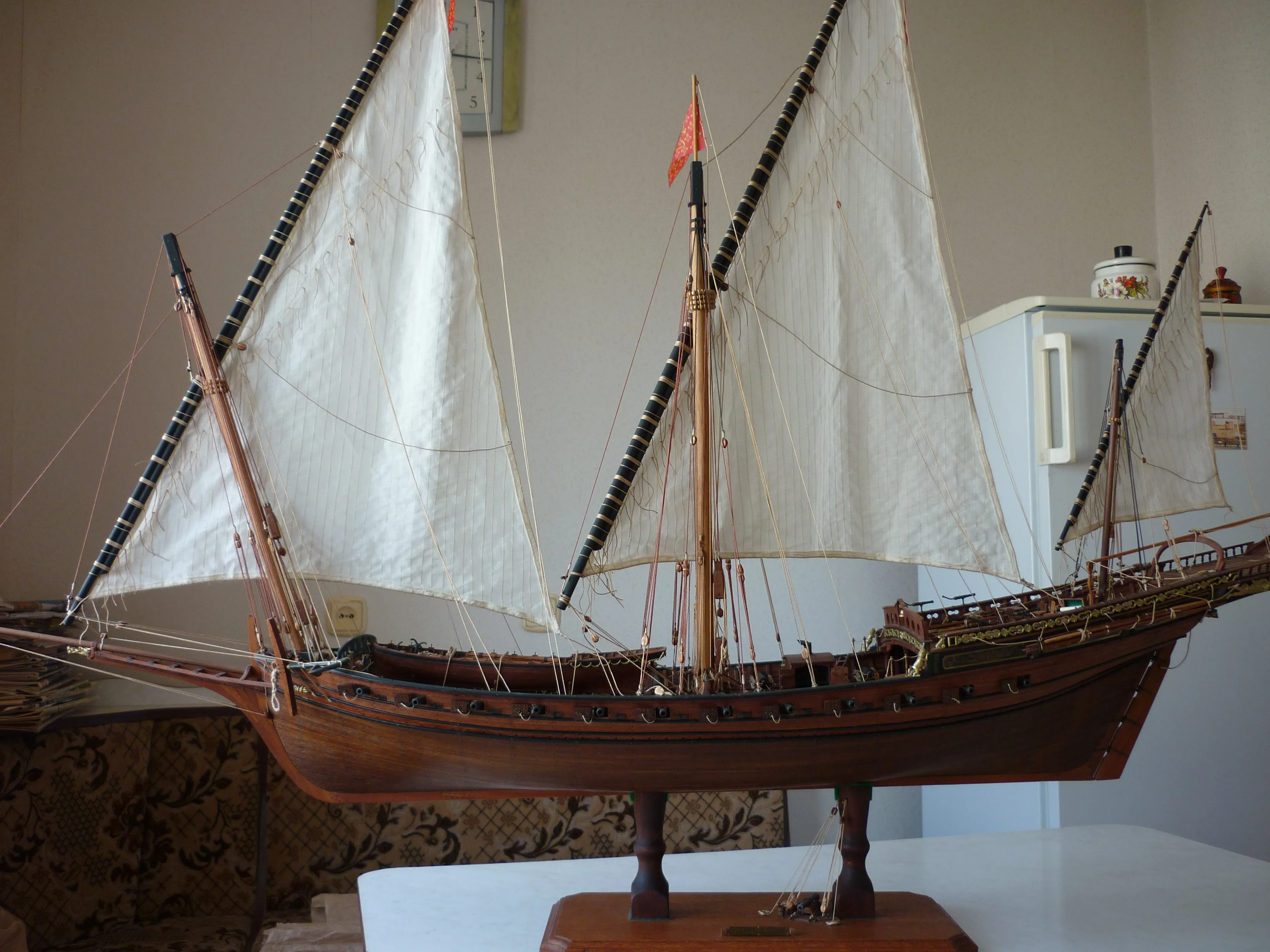 Модель корабля Шебека «Le Requin»  - Верфь на Столе