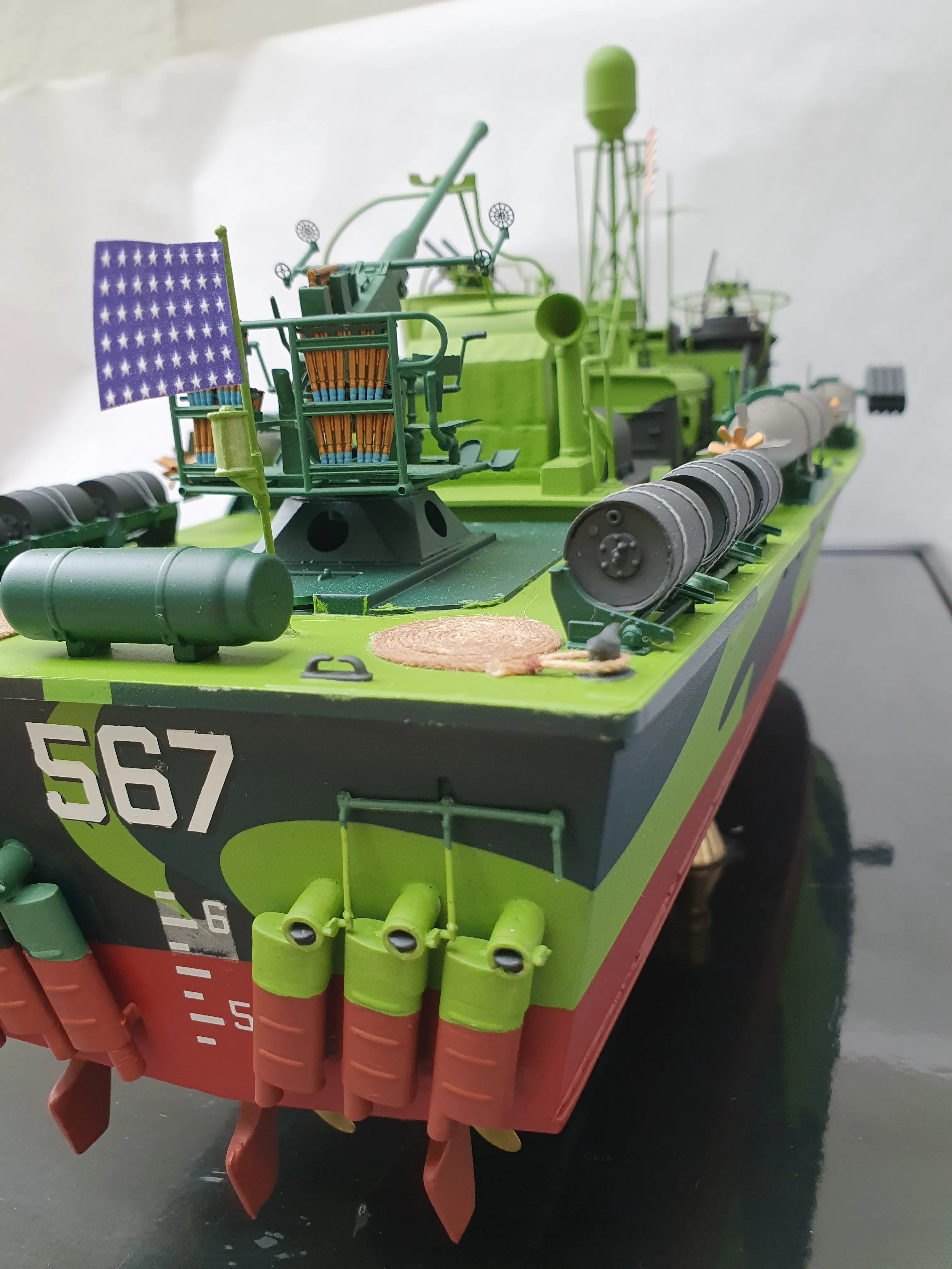 Модель корабля ELCO 80 TORPEDO BOAT PT-567 - Верфь на Столе