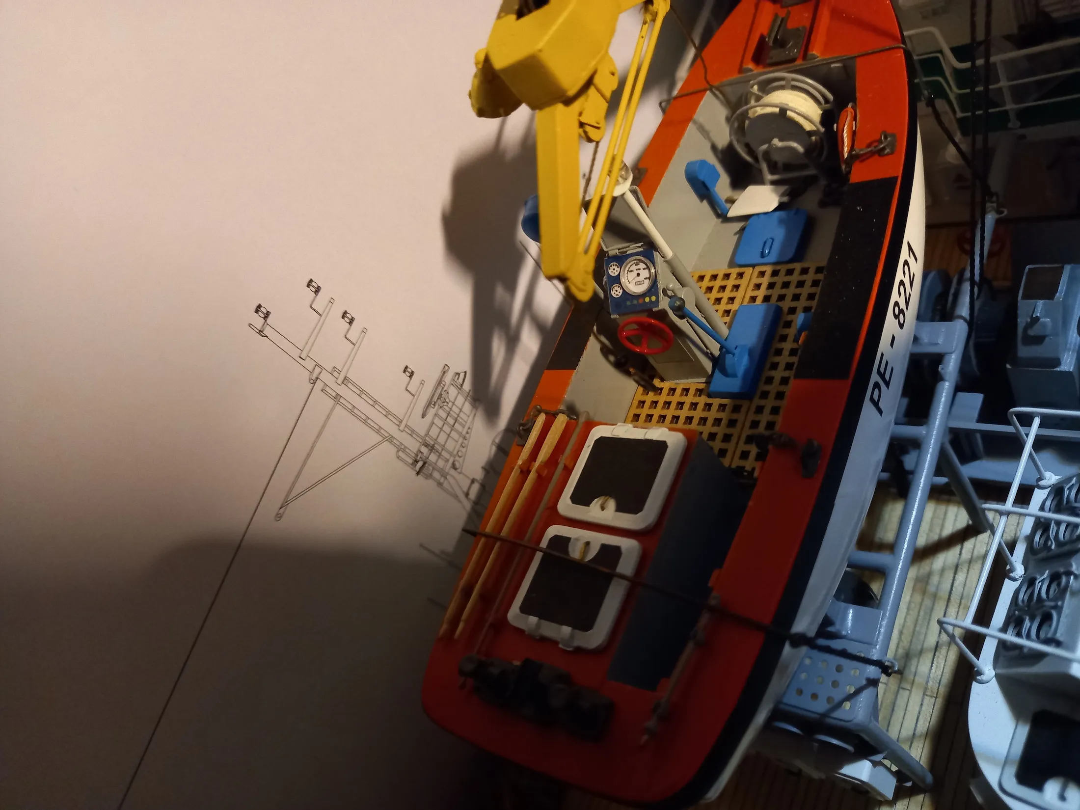 Модель корабля СТР 503 проект «Rutsava» тип. Альпинист - Верфь на Столе