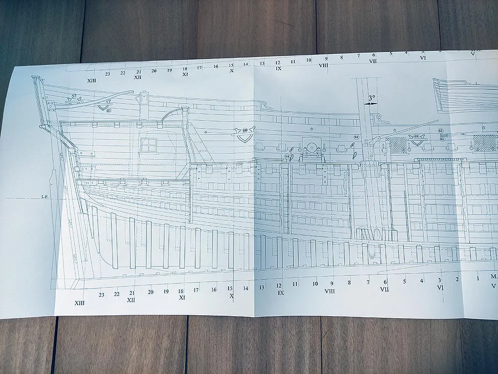 La Volage, 1693 + чертежи