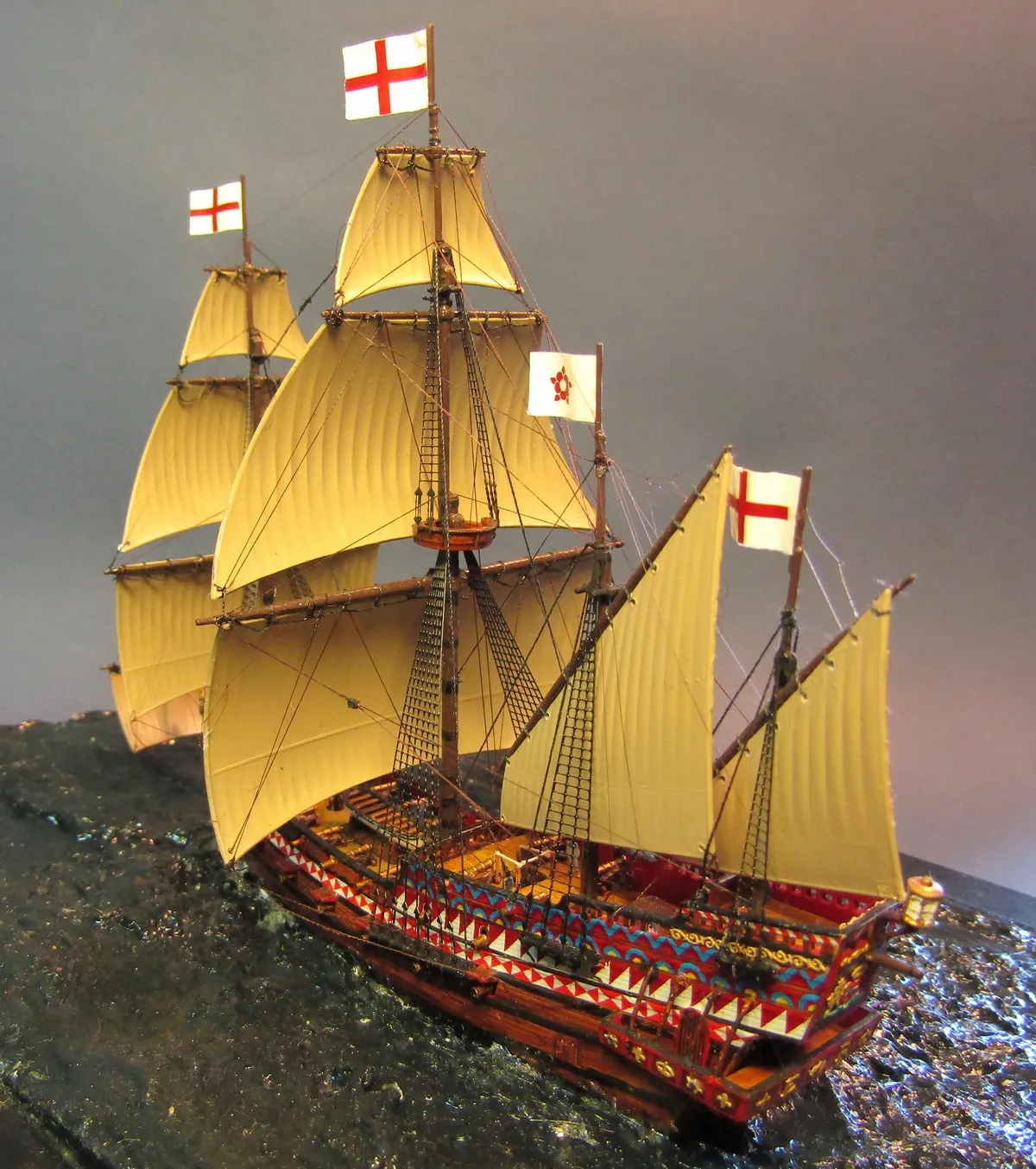 Модель корабля HMS “Revenge” 1577 - Верфь на Столе