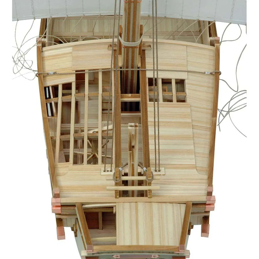 деревянная модель парусника Higakikaisen