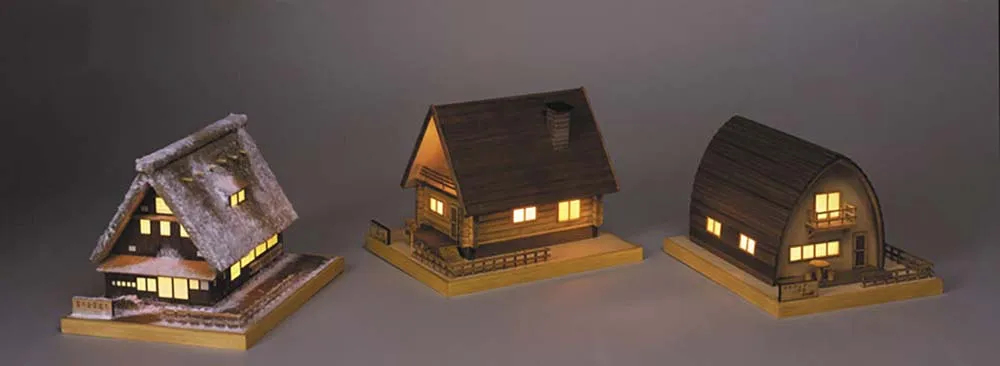 Mori-No-Ie, дом с подсветкой