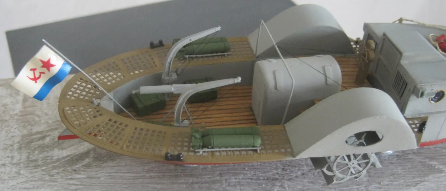 Модель корабля Колесный тральщик "Т-1" - Верфь на Столе