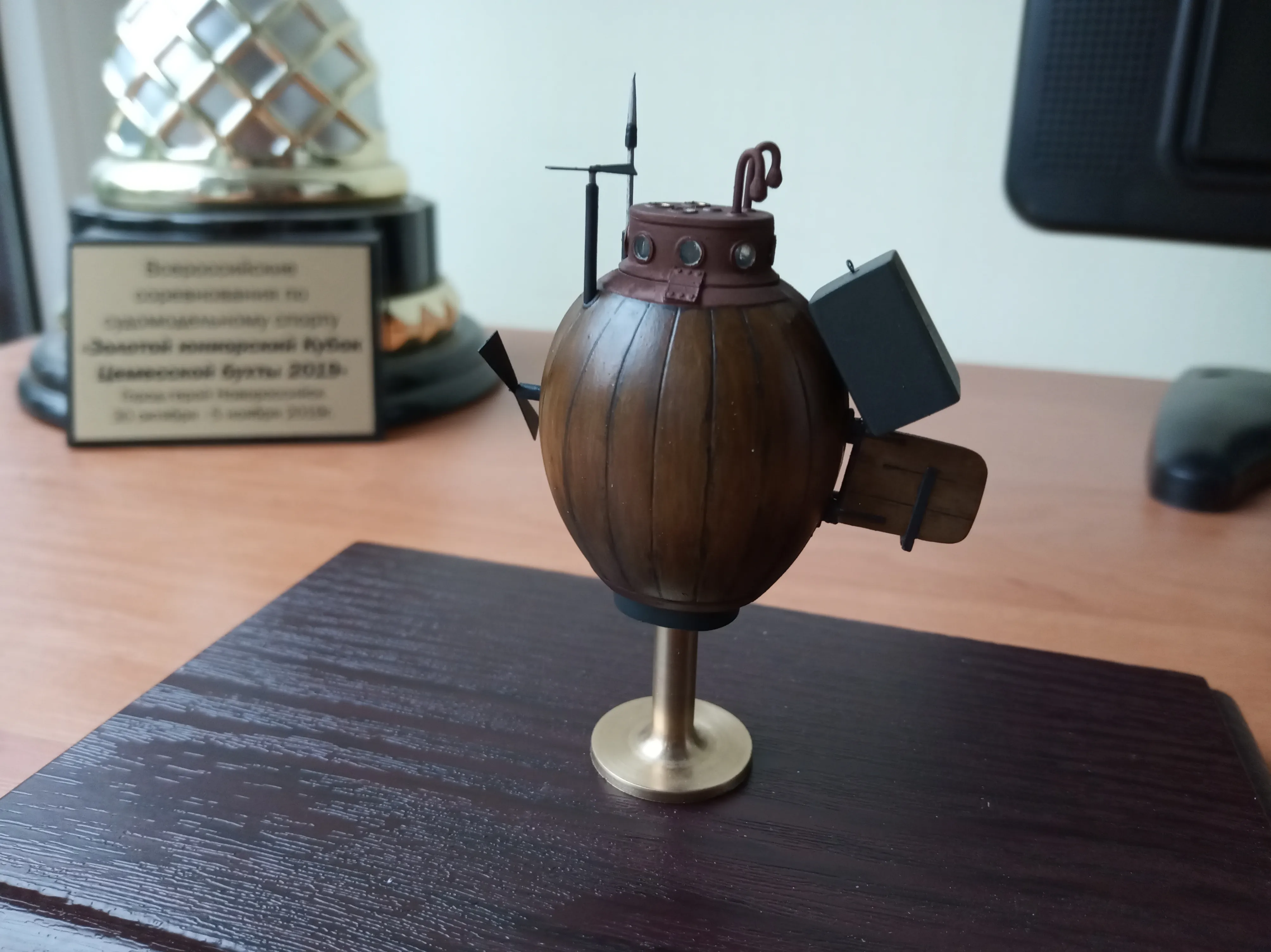 Модель корабля Подводная лодка "Turtle" (Черепаха) - Верфь на Столе