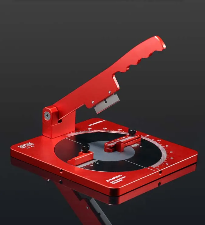 Резак для резки с угловой регулировкой и упором, металл