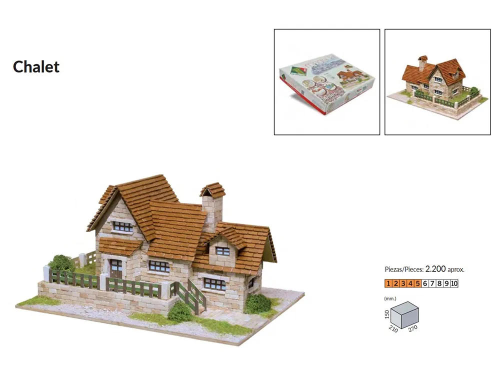 Керамический конструктор Сельский дом с двориком купить