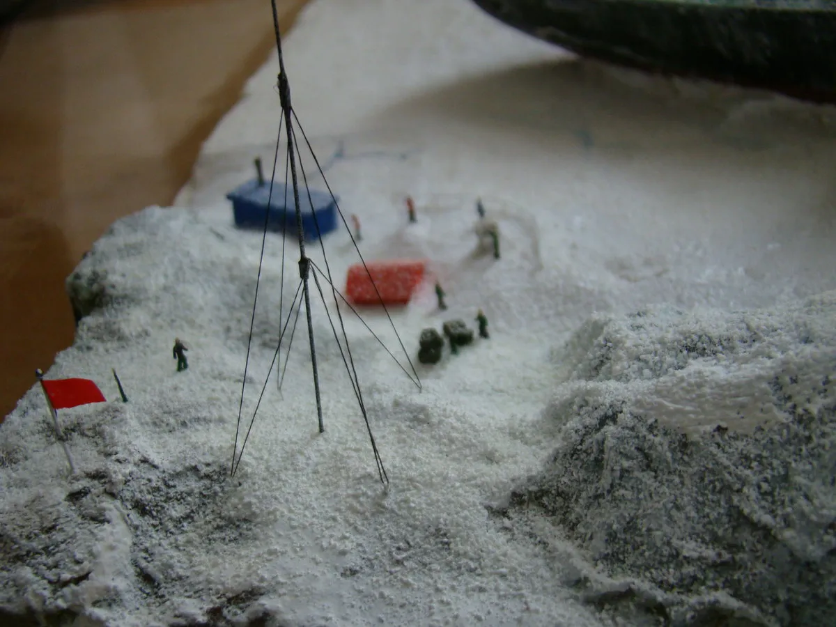 Модель корабля Ледокол «Ленин» во льдах - Верфь на Столе