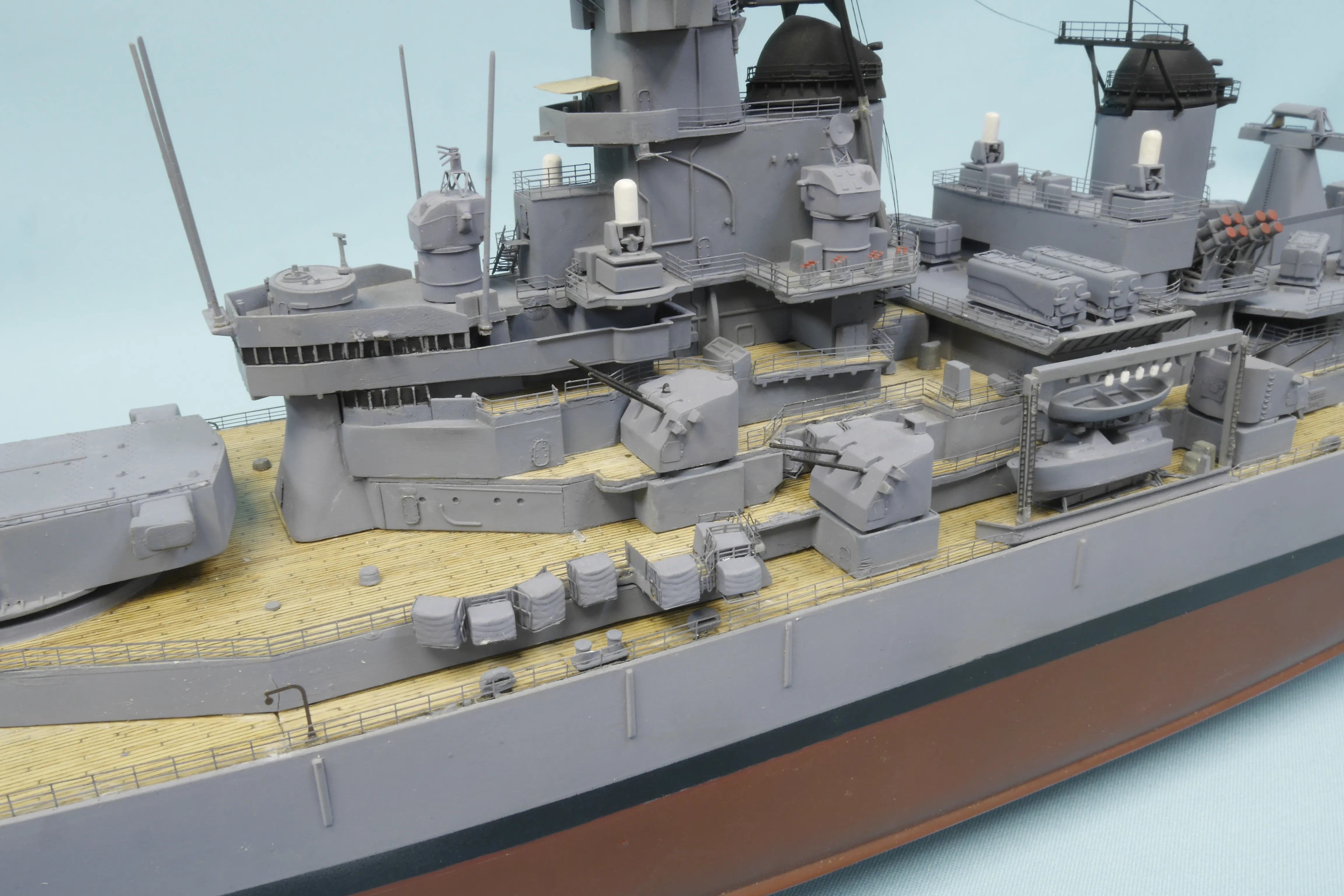 Модель корабля USS «New Jersey» (BB-62) - Верфь на Столе