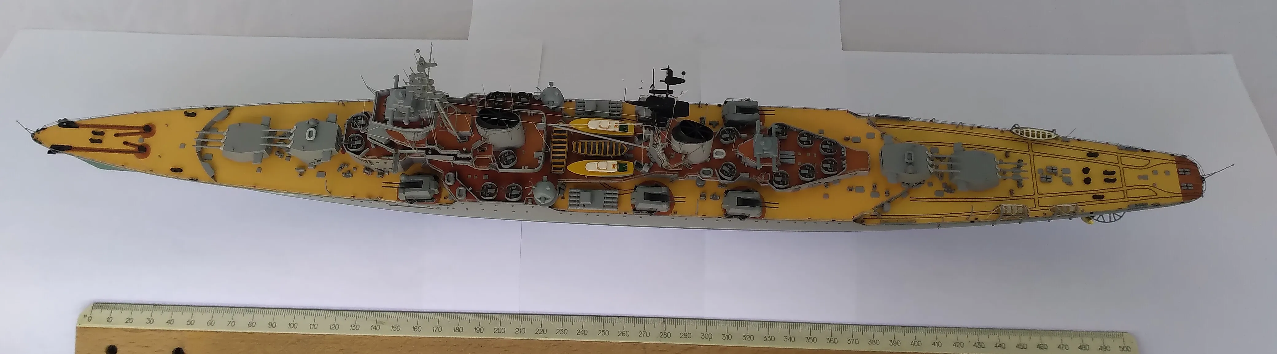 Модель корабля Артиллерийский крейсер "Адмирал Нахимов" - Верфь на Столе