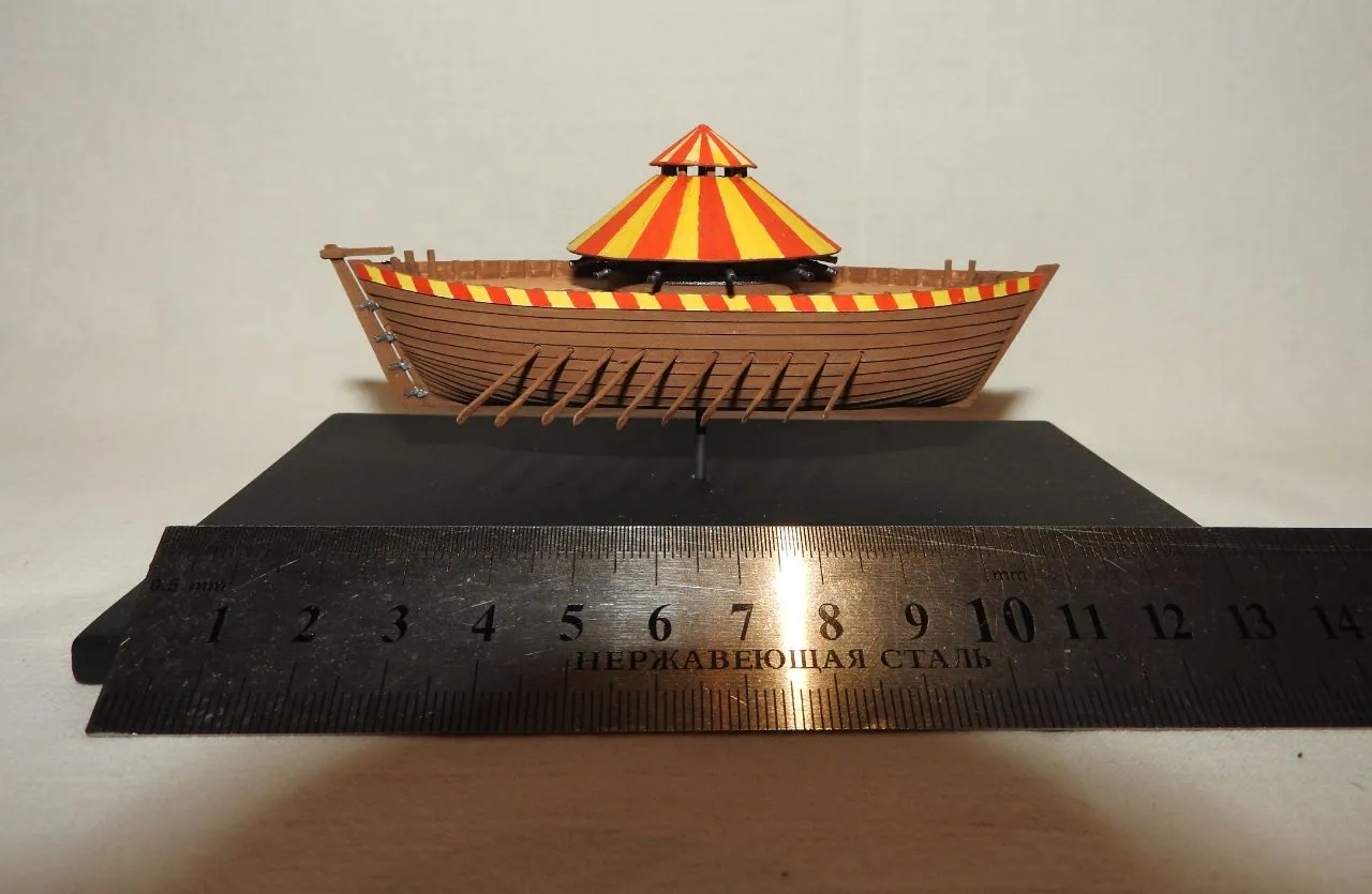 Модель корабля Морской танк Леонардо да Винчи 1503-1505 гг. - Верфь на Столе