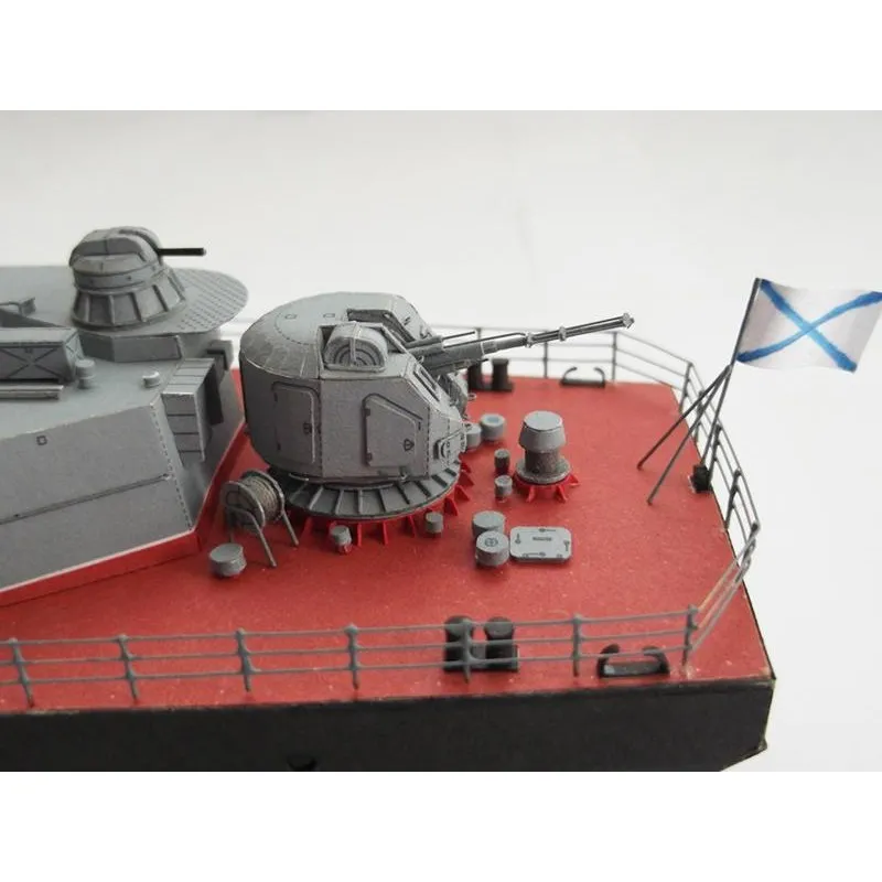 Модель из картона малый ракетный корабль "Мираж", СССР 1987 г