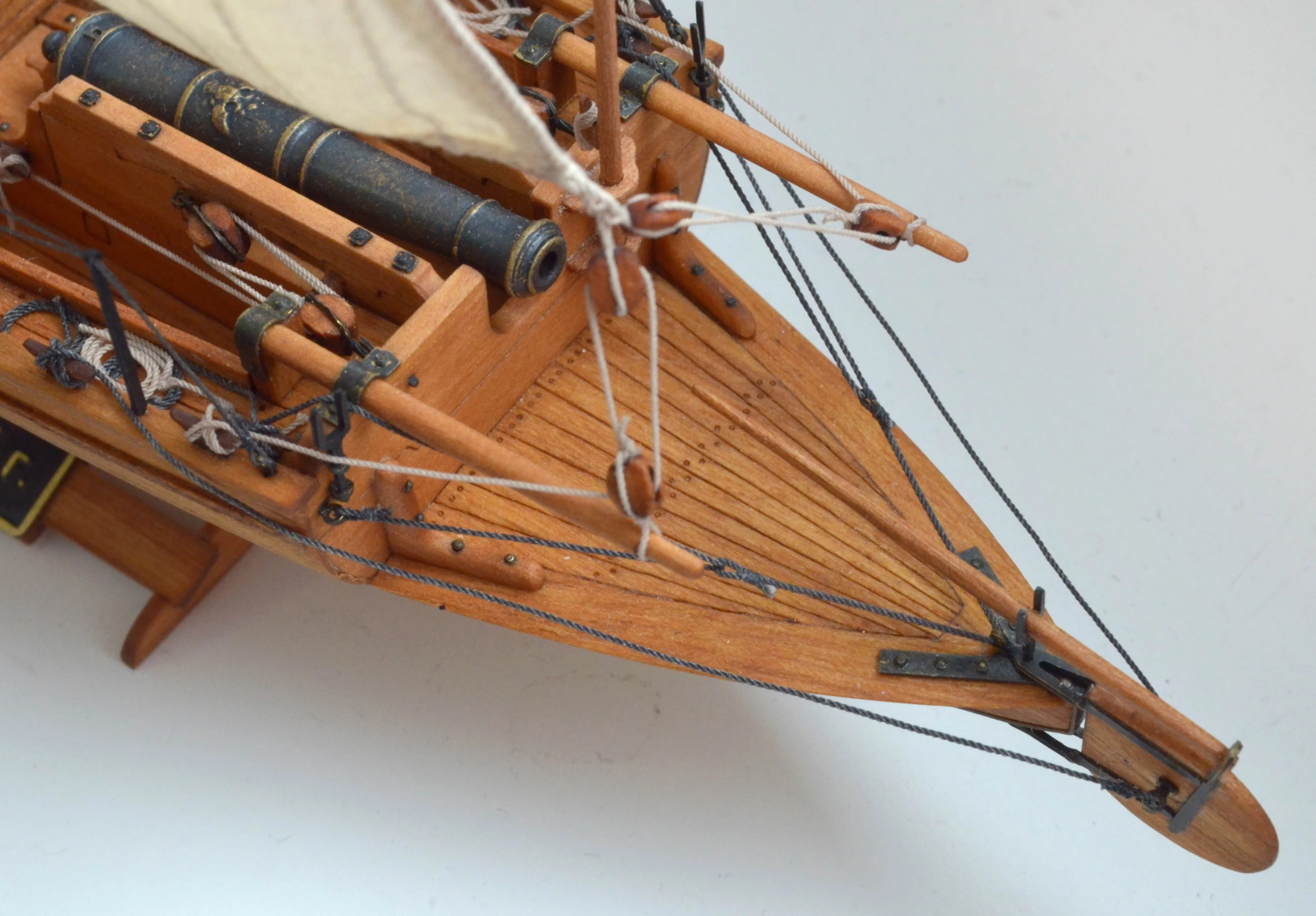 Модель корабля Канонерский Йол  - Верфь на Столе