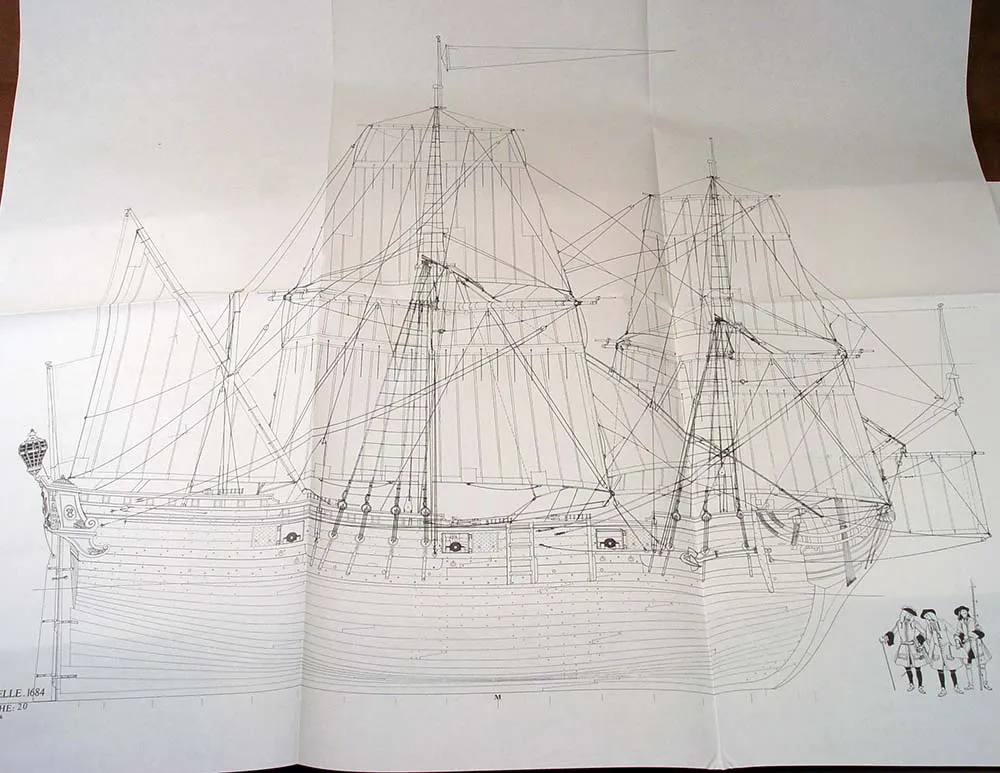 La Belle, 1684 + чертежи