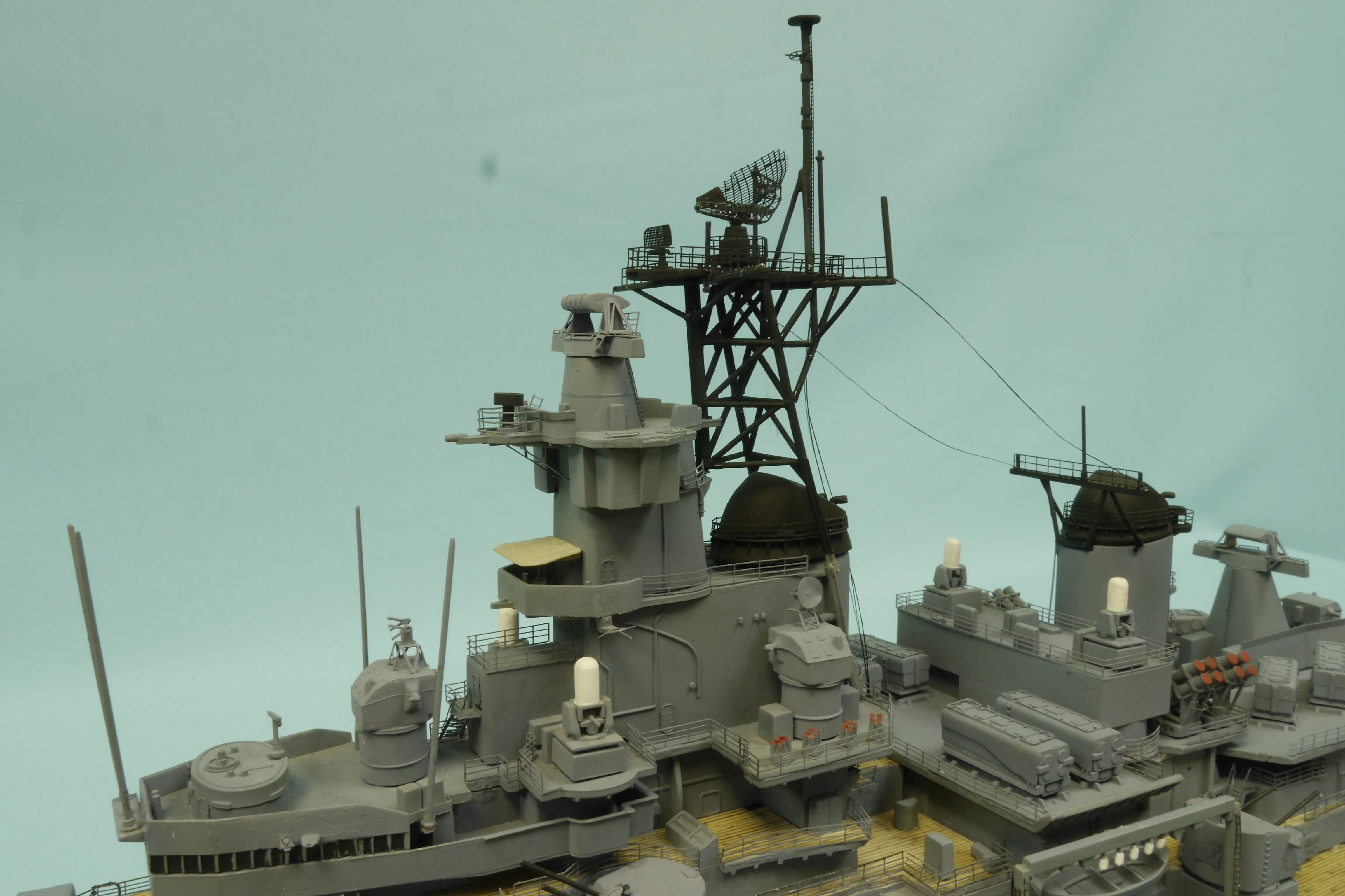Модель корабля USS «New Jersey» (BB-62) - Верфь на Столе
