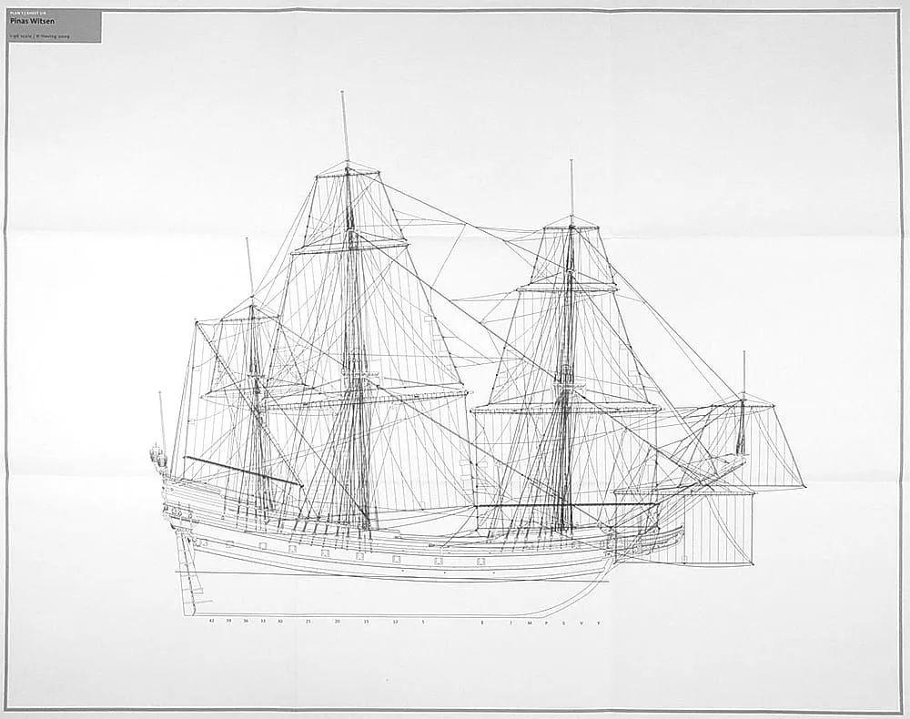 17th CENTURY DUTCH MERCHANT SHIPS + Чертежи
