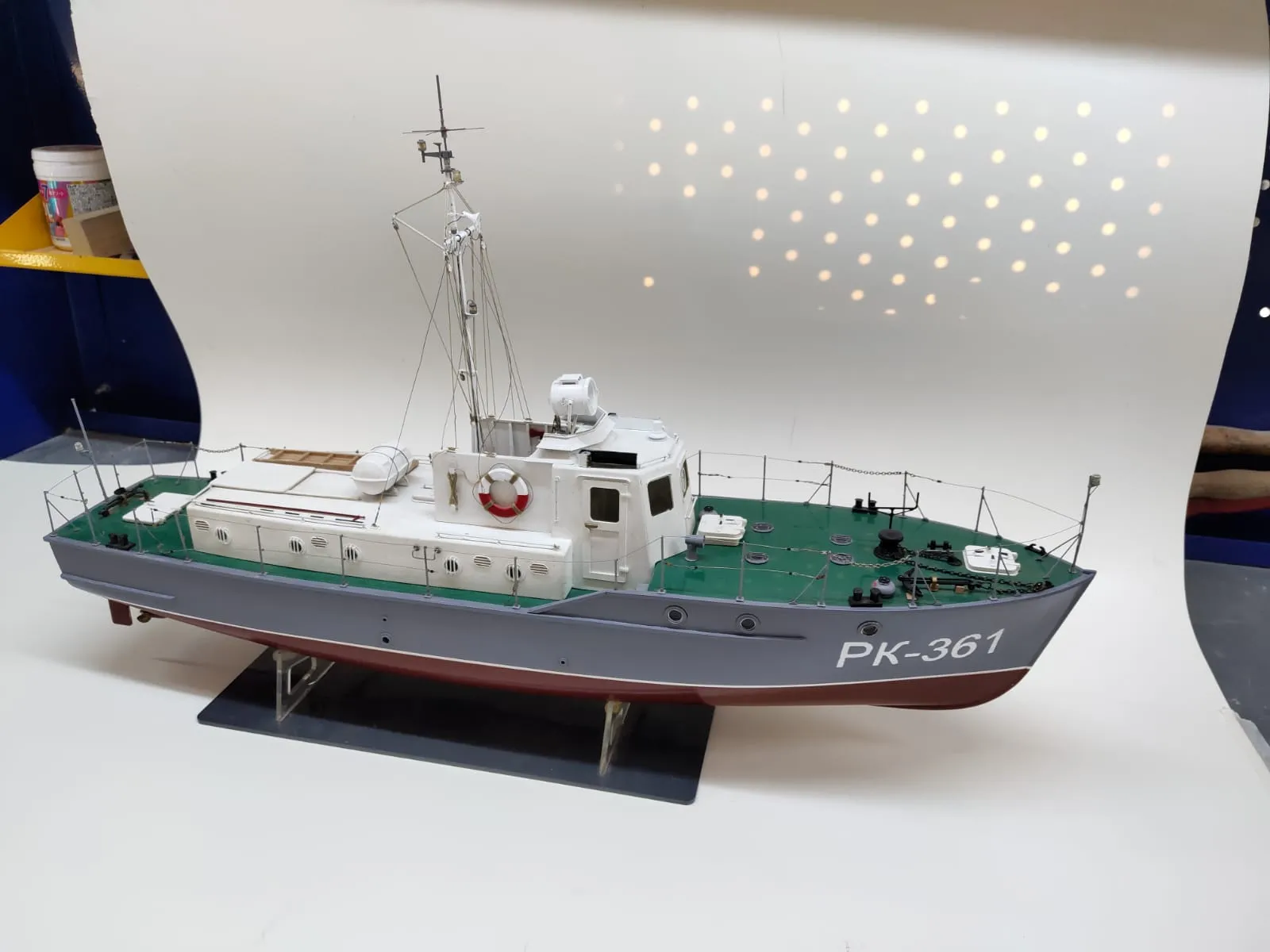 Модель корабля Рейдовый катер пр. 361 - Верфь на Столе