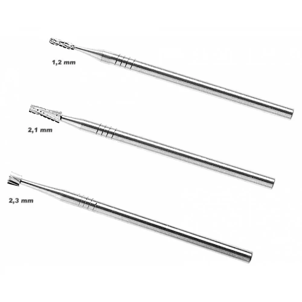 Фрезы твёрдосплавные Proxxon, 1,2-2,3 мм, 3 шт