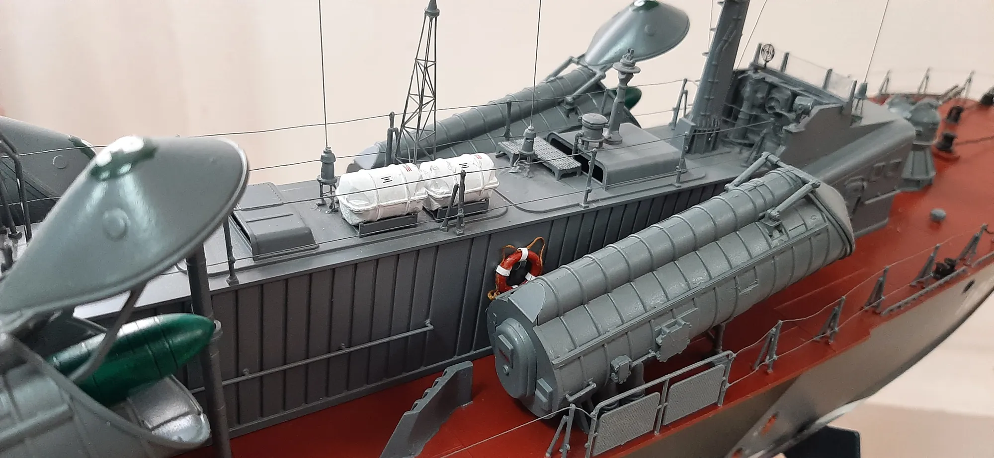 Модель корабля ракетного катера проекта 205 У «Москит» - Верфь на Столе