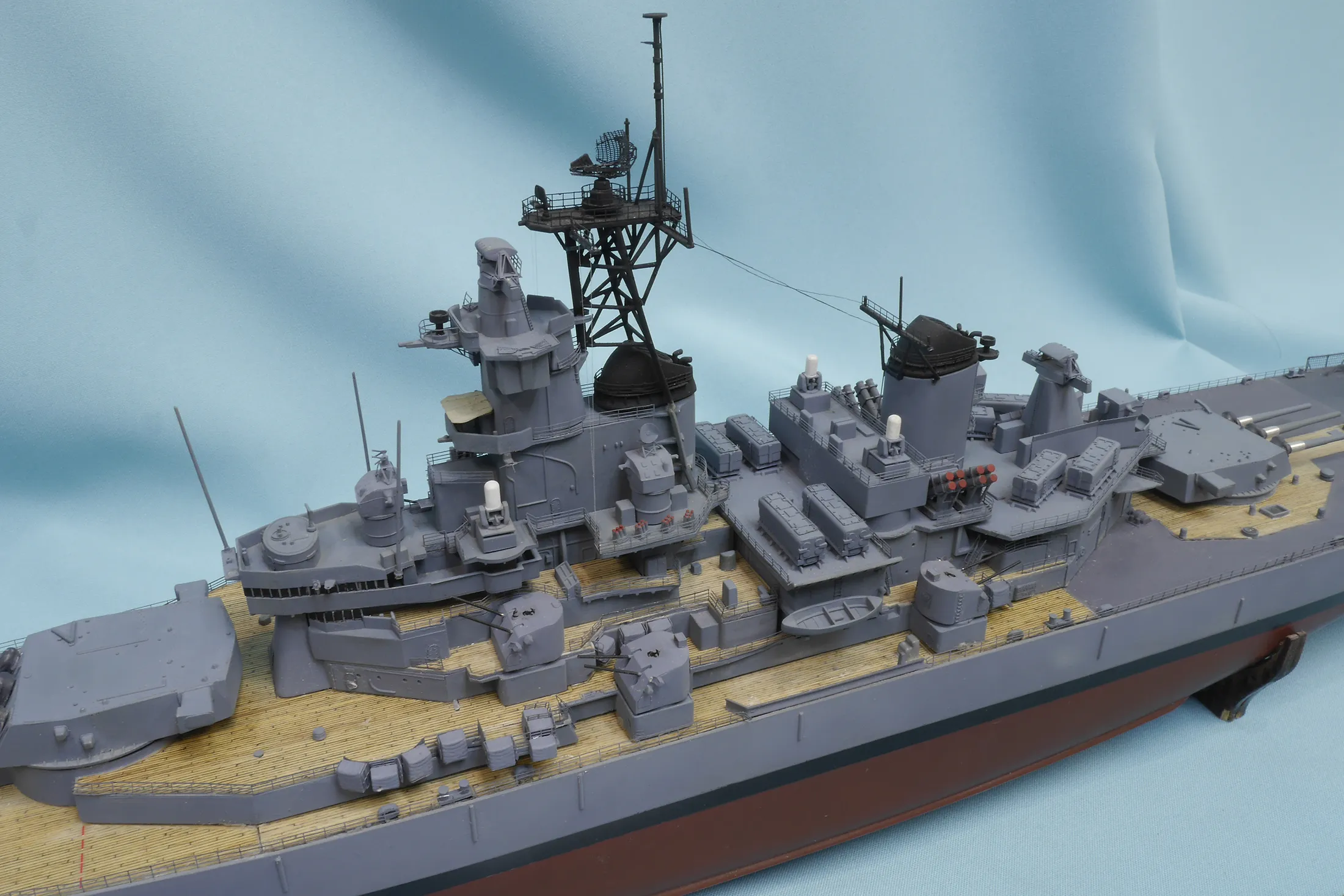 Модель корабля Линкор «Нью-Джерси» - Верфь на Столе