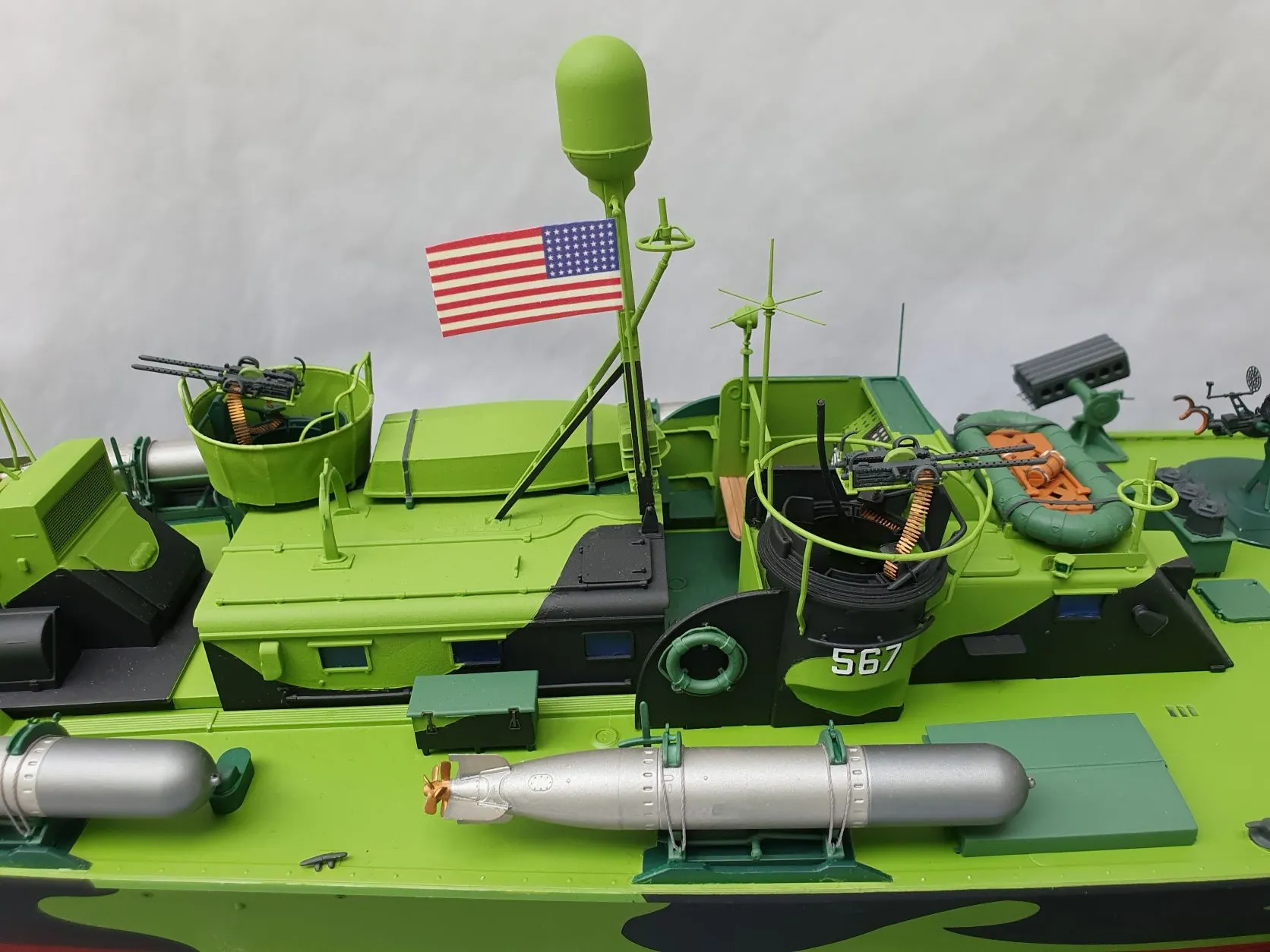Модель корабля ELCO 80 TORPEDO BOAT PT-567  - Верфь на Столе