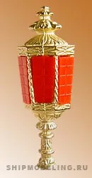 Кормовой фонарь, латунь и пластик, 22 мм