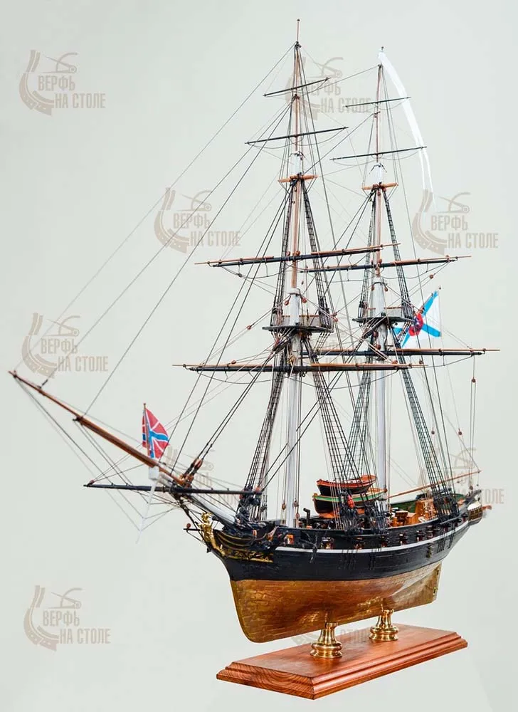 Модель Бриг Меркурий 1:72